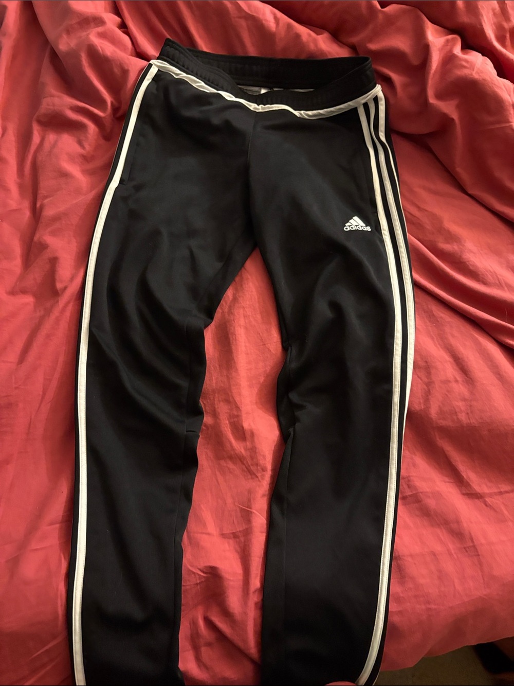 2016 Adidas mid rise skinny joggers with side zips
